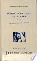 María Martínez de Nisser y la revolución de los supremos