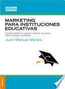 Marketing para instituciones educativas