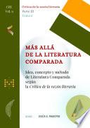 Más allá de la Literatura Comparada