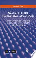 Más allá de lo dicho