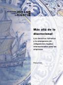 Mas Alla de Lo Discretional