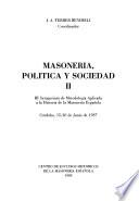 Masonería, política y sociedad