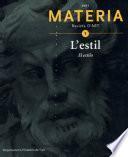 Materia Revista D'art L'estil El estilo