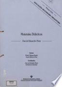 Materiales didácticos. Área de educación física. Primer ciclo. Educación secundaria obligatoria