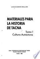 Materiales para la historia de Tacna
