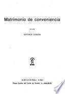 Matrimonio de conveniencia
