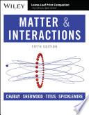 Matter and Interactions