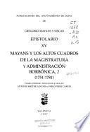 Mayans y los altos cuadros de la magistratura y administración borbónica