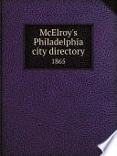 McElroy's Philadelphia city directory