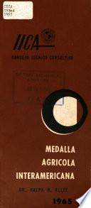 Medalla Agricola Interamericana 1965