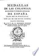 Medallas De Las Colonias, Municipios Y Pueblos Antiguos De España