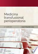 Medicina Transfusional Perioperatoria