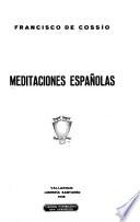 Meditaciones españolas