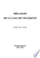 Mélanges de la Casa de Velázquez