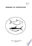 Mémoires de biospéologie