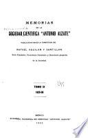 Memoires de la Société scientifique Antonio Alzate