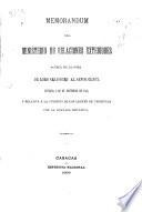 Memorandum del Ministerio de relaciones exteriores acerca de la nota de Lord Salisbury al señor Olney