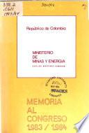 Memoria al Congreso