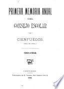 Memoria anual del Consejo Escolar de Cienfuegos