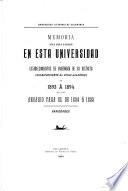 Memoria correspondiente al curso académico ..., actividades académicas del de ...