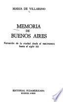 Memoria de Buenos Aires