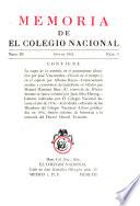 Memoria de el Colegio Nacional
