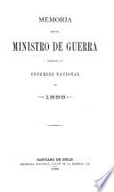 Memoria de Guerra i Marina presentada al Congreso Nacional ...