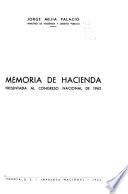Memoria de hacienda