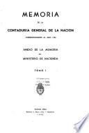 Memoria de la Contaduría General de la Nación