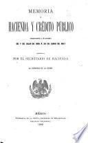 Memoria de la Secretaría de Hacienda y Crédito Público