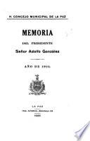 Memoria de los actos administrativos