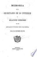 Memoria de relaciones exteriores