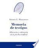 Memoria de testigos