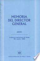 Memoria del Director General. Anexo. Informe 88