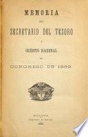 Memoria del Secretario del Tesoro i Crédito Nacional
