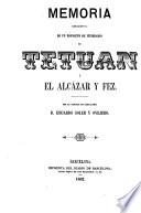 Memoria descriptiva de un proyecto de itinerario de Tetuan