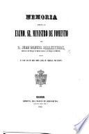 Memoria dirigida al ... Ministro de Fomento por D. J. M. Ballesteros ... relativa al viaje que ... acaba de verificar por Europa (para visitar los establecimientos de sordo-mudos y de ciegos de Francia, Bélgica, Holanda y Alemania). [With a portrait.]