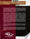 Memoria electoral 2010-2011