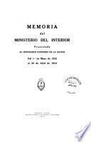Memoria ...