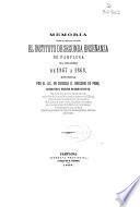 Memoria leida en virtud de lo prevenido en el artículo 96 del Reglamento vigente de Estudios, en el acto de la solemne apertura del curso académico de ...