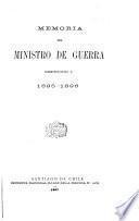 Memoria que el Ministro de Guerra presenta al Congreso Nacional en ...
