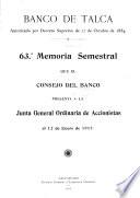 Memoria semestral