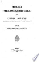 Memoria sobre el material de ferro-carriles