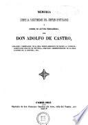 Memoria sobre la ilegitimidad del Centon epistolario y sobre su autor verdadero