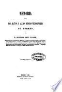 Memoria sobre los baños y aguas minero-medicinales de Torres