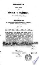 Memoria sobre los progresos de la física y química en la carrera de las artes o exposición de varios inventos y mejoras que la física-química ofrece a la industria