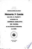 Memoria y cuenta