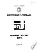 Memoria y cuenta - Ministerio del Trabajo