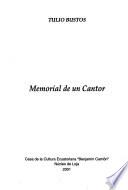 Memorial de un cantor