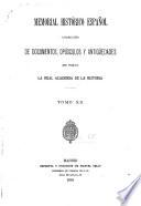 Memorial Histórico Espanol; Colección de Documentos, Opúsculos y Antigüedades